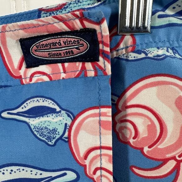 Vineyard Vines crab and shell wrap skirt. Size small - Picture 3 of 5